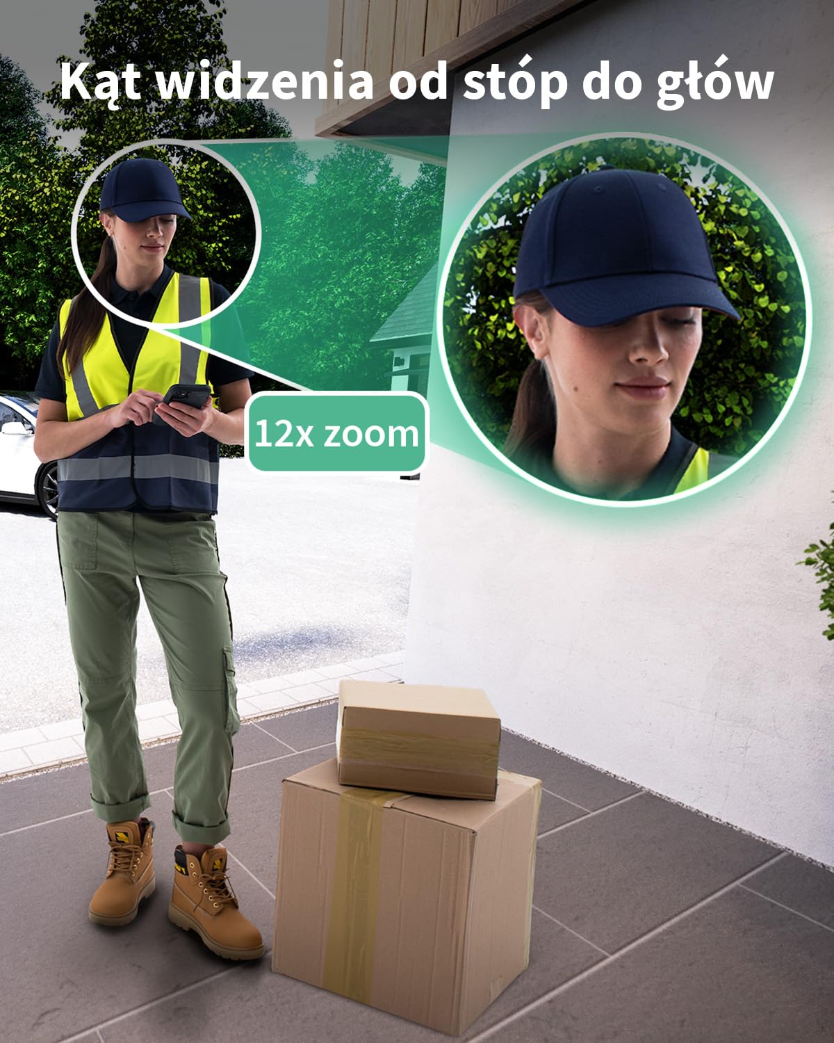 Arlo 2K HD Wideo Dzwonek do Drzwi z Gongiem, WiFi Doorbell, Czujnik Ruchu, Dwukierunkowy Dźwięk, Syrena, Pole widzenia 180, Obraz w nocy, Kompatybilny z Alexa, Testowy Plan Arlo Secure