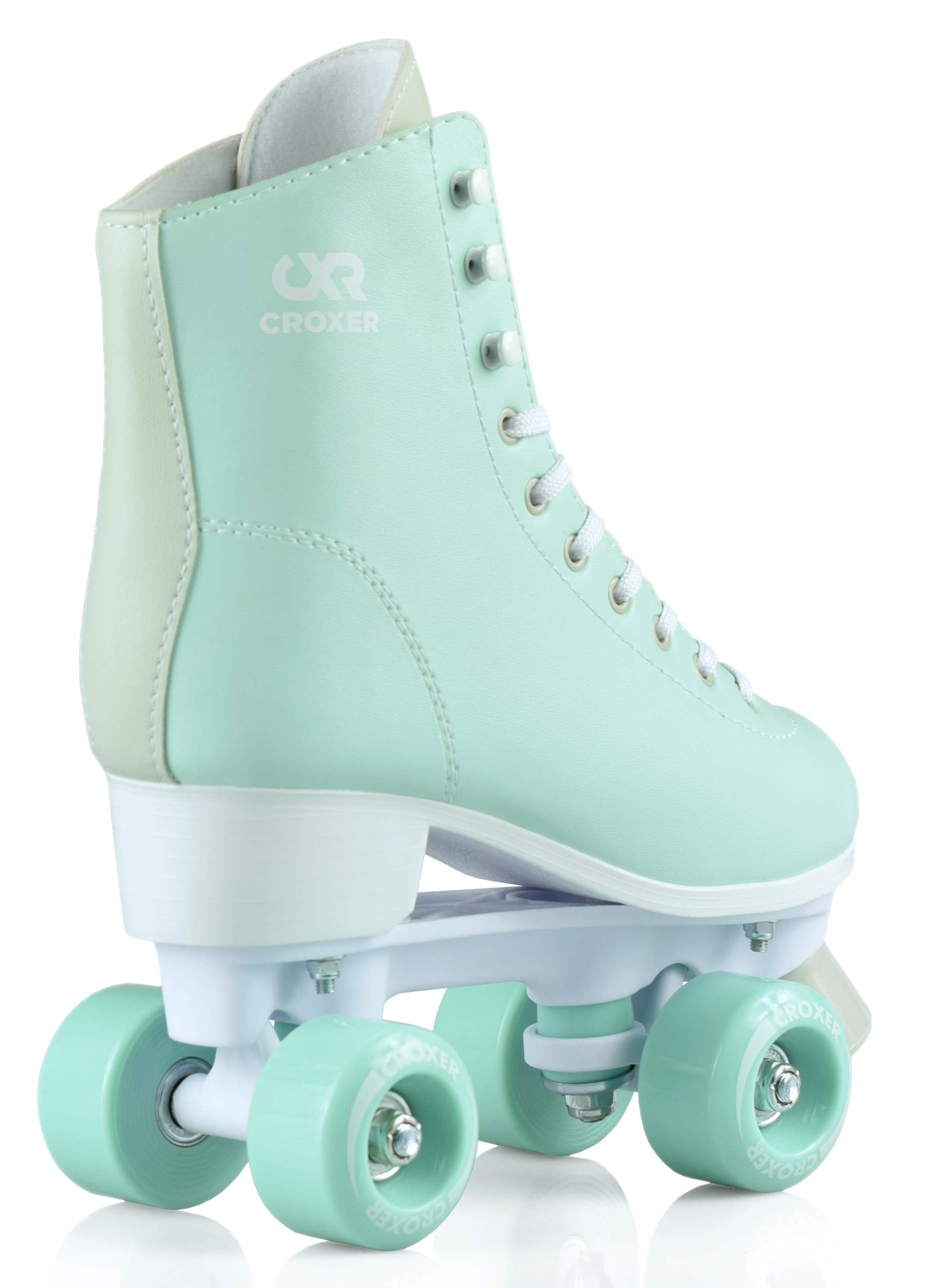 Lea - Patines de Ruedas, Color Verde y Rosa — view 4
