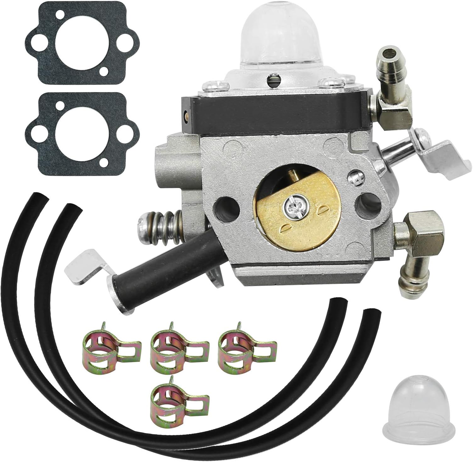 Carburetor Replacement for Wacker BS50-2 BS50-2i BS60-2 BS60-2i HDA 242 HDA 252 Chainsaw Parts with Gasket Primer Bulb Fuel Line