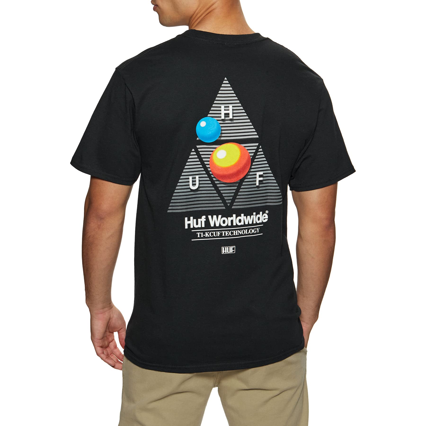 HUFVideo Format TT T-Shirt - Cardinal Mens Graphic T-Shirt Mens Graphic T-Shirt