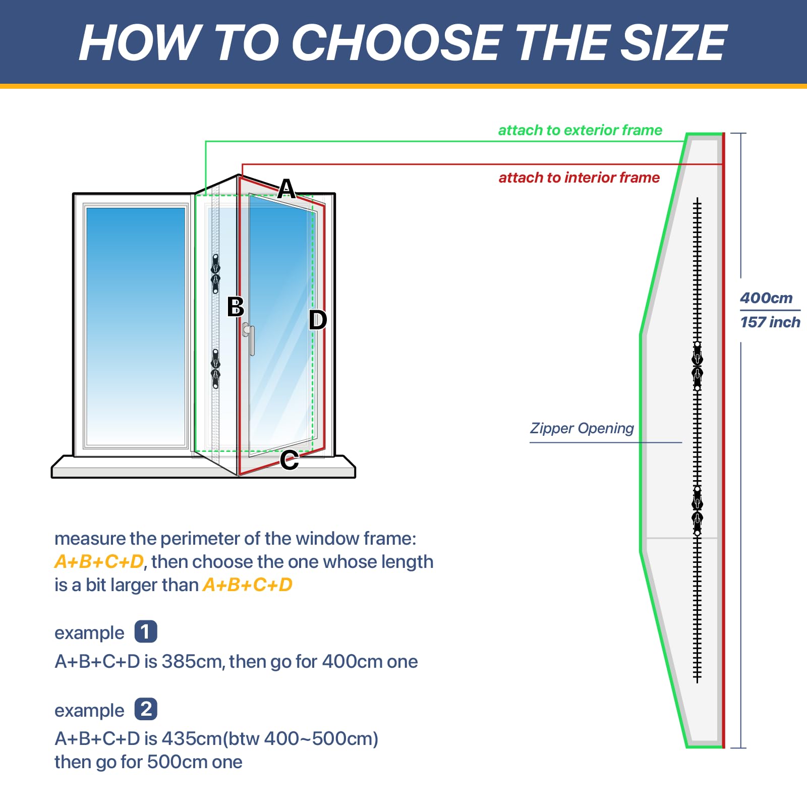 LOVIGA 300cm Kit Ventana Aire Acondicionado Portátil, Aire Acondicionado Portátil Ventana con Cremallera, Sellado Hermético para Ventanas Abatibles, de Tejado y Tipo Toldo, Hot Air Stop, Sin Taladrar