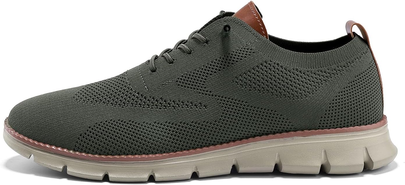 Wearbreeze Men’s Business Casual Oxford Sneakers – Lightweight Lace-Up Dress Shoes for Work, Travel & Daily Commute