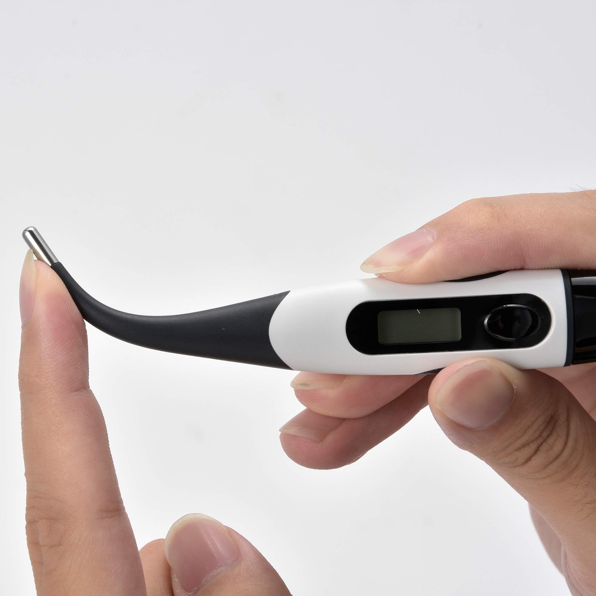 Amazon.co.jp: オーム電機 電子体温計 Mr.Check ブラック MT219-BWCEK