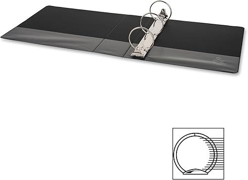 Miniatura 6 de Business Source Carpeta básica de anillos redondos de 3 pulgadas (paquete de 2)