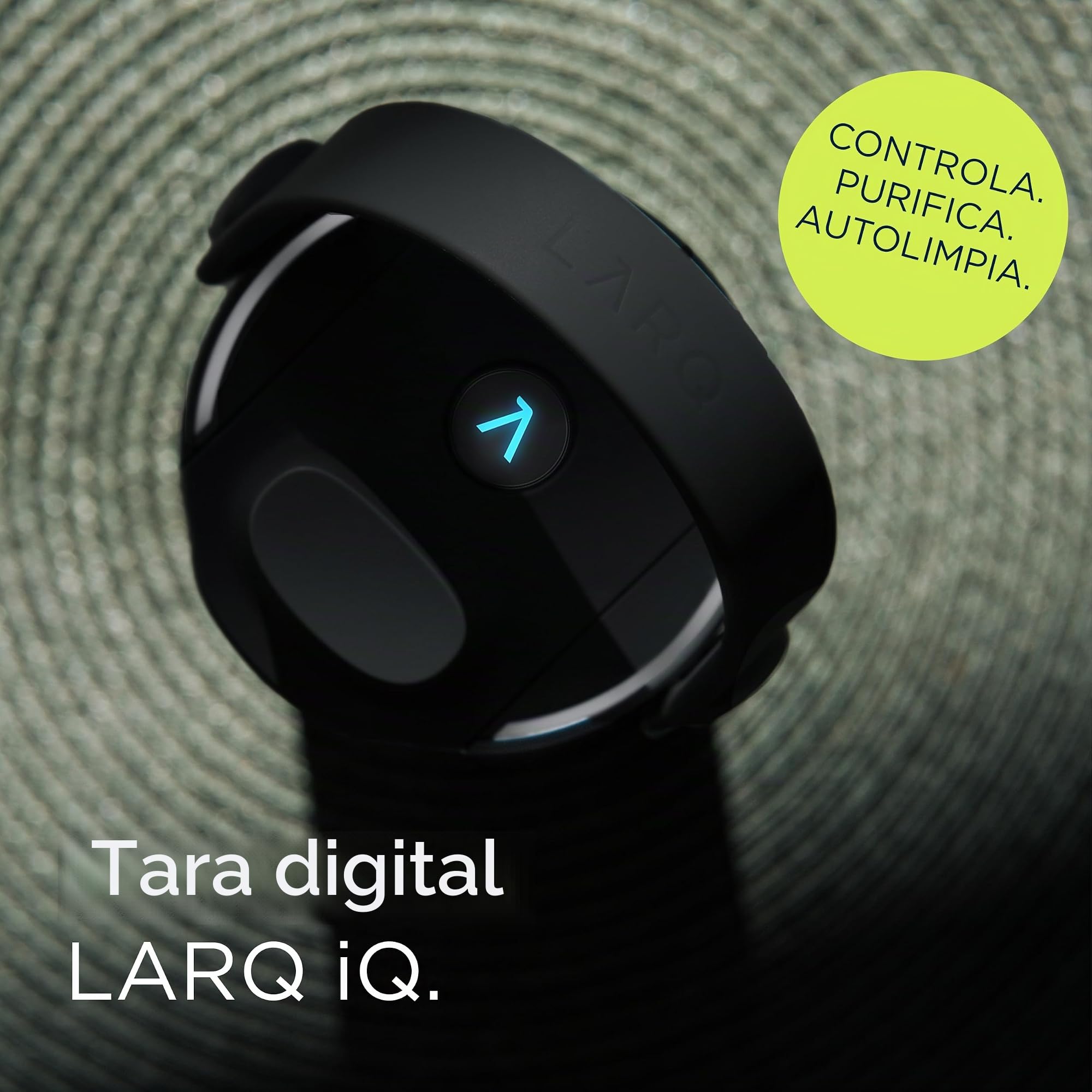 BRITA LARQ iQ Cabezal inteligente Tapa digital para las botellas de agua BRITA LARQ Essential, que incluye un seguimiento de la hidratación en la aplicación de BRITA