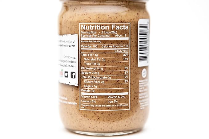 Georgia Grinders Crema de Maní Cremosa 12oz (6 frascos) miniatura 2