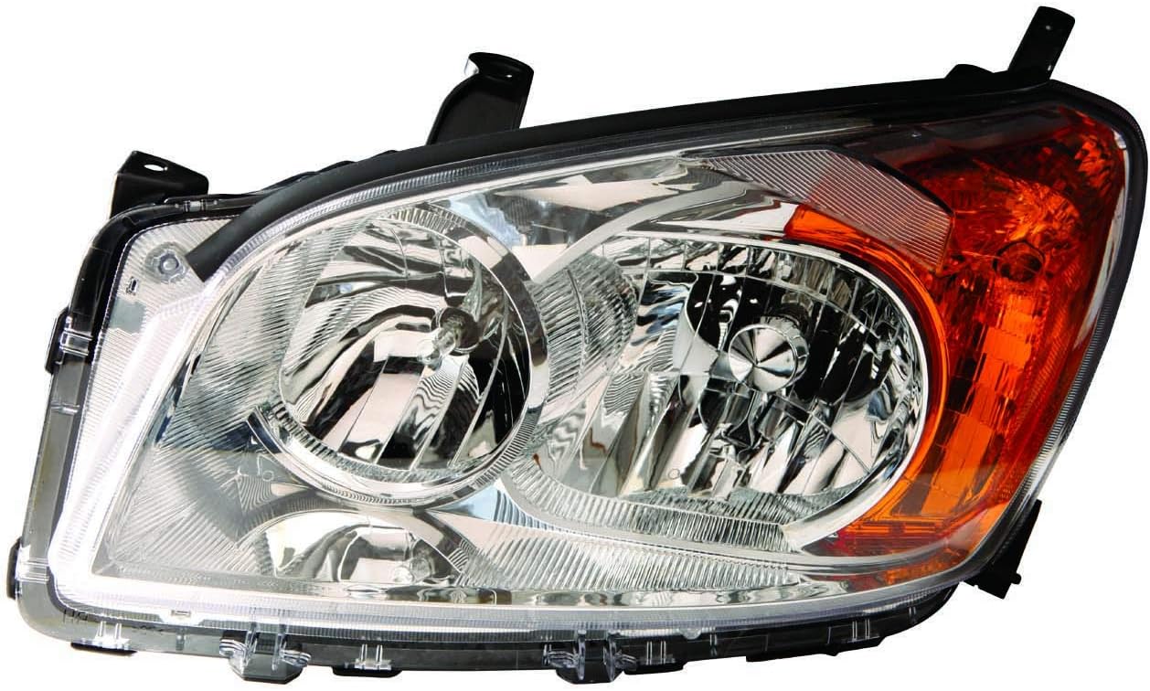 Pair Of Halogen Headlight Assemblies For 2009-2012 Toyota RAV4 Base & Limited Models