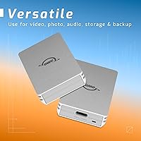 Vista 5 de OWC Unidad SSD externa NVMe NVMe compatible con bus de aluminio ultra portátil de 2 TB Envoy de 10 G/s USB-C Thunderbolt