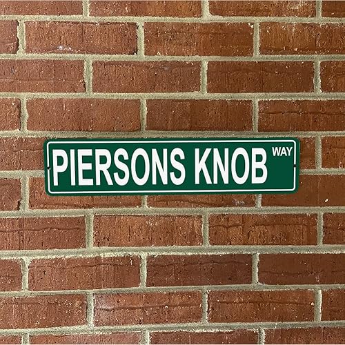 Vista 317 de Ohio Mountains Pick Your Mountain Compatible/repuesto para Ballards Hill United States Mountain Aluminio Metal Tin Street Sign Style decoración