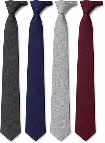 Mens Solid Color Vintage Gentleman Shirt with Simple Formal Wedding Narrow 2.36inch Hand-Tied Tie