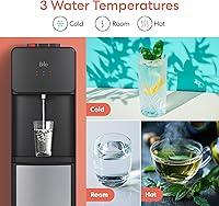 Vista 6 de Brio 130 Series Top-Load Water Cooler Dispenser for 3- and 5-Gallon Bottles, Hot & Cold, Spill-Free Loading, Child Safety Lock, Energy Star 3.0