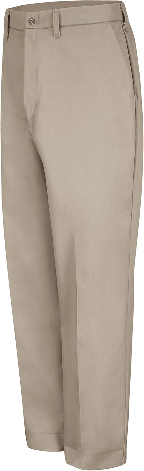 Red Kap Men's Wrinkle-Free Regular Fit Twill Blend Work Pants - Image 4