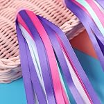 PLATT Poignée de vélo Streamers Rubans colorés Tassel pour les filles Garçons Poignière de vélo Scooter Handgrip (1Pair) pour enfant