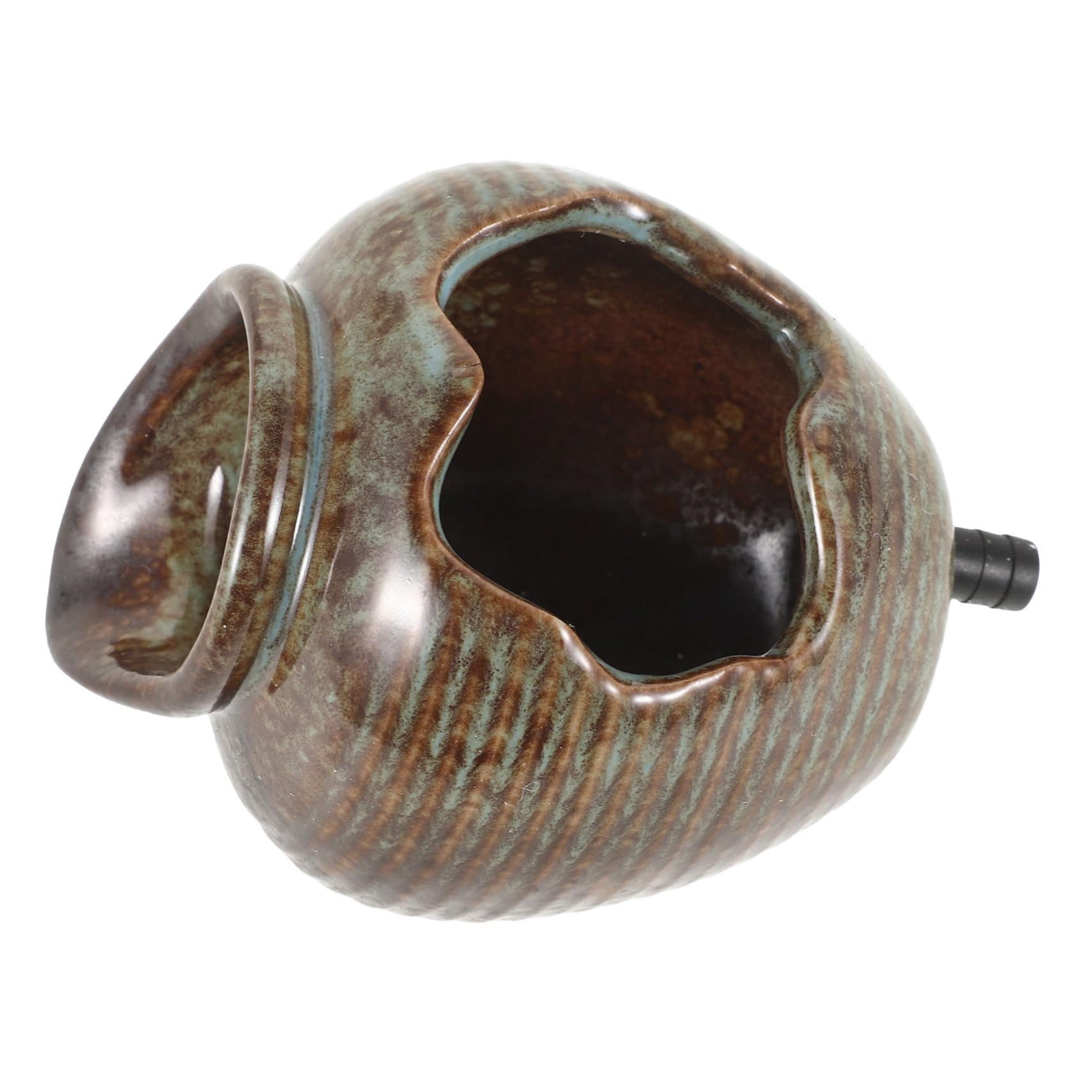 OFFSCH Vintage Outdoor Water Jar Small Pond Fountain for Garden Decorative Fountain Accessory