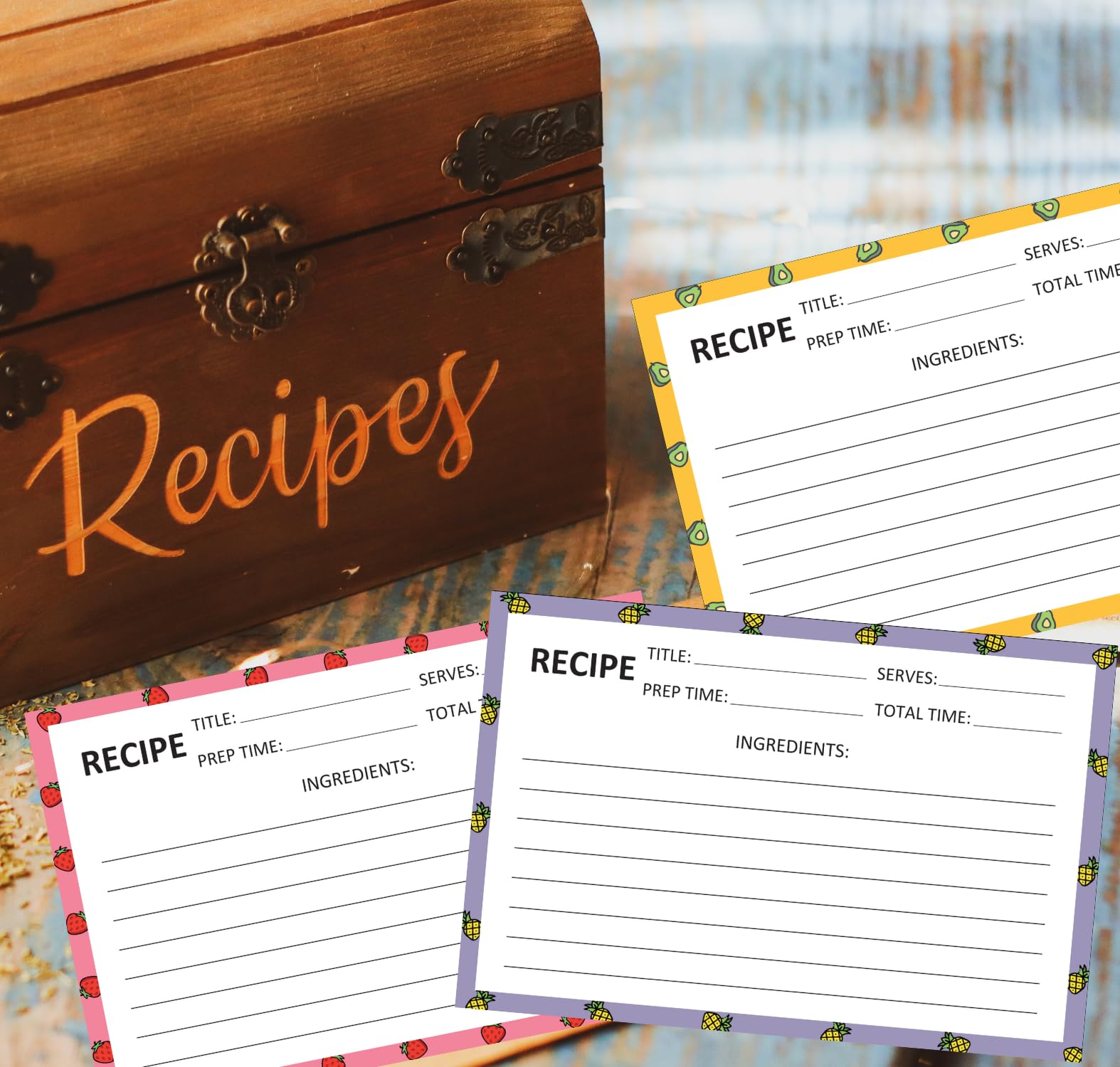 4x6 recipe card binder Retro Icon Orange 40ea 12 so that you can organize your PPP menu plans perfectly Bake Someone Happy Recipe Card