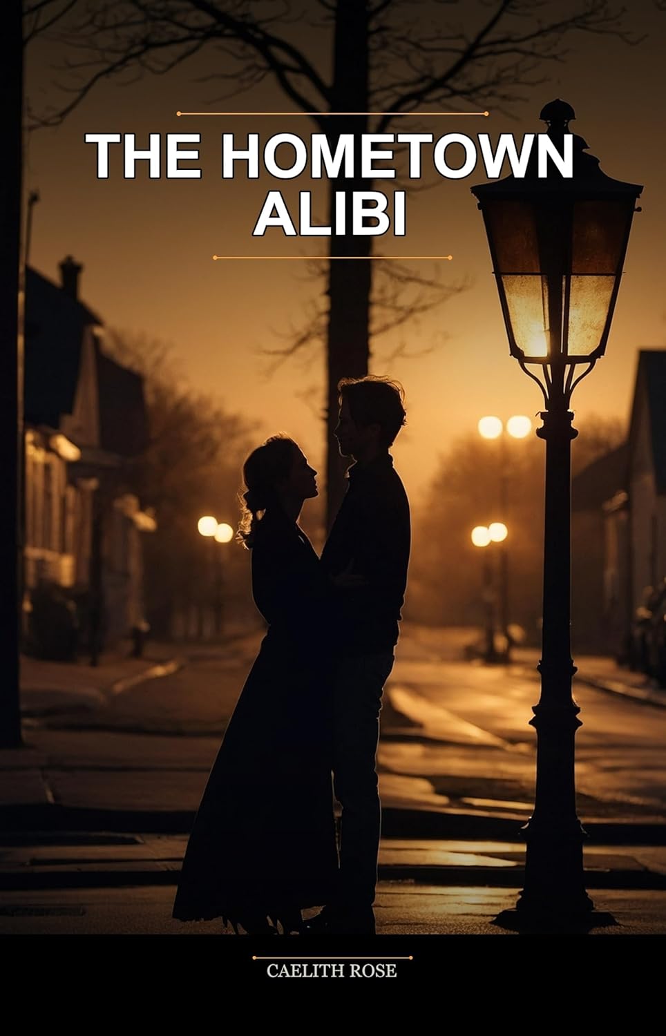 Cover of The Hometown Alibi: A Small-Town Fake Dating Romance About Second Chances and Hidden Hearts