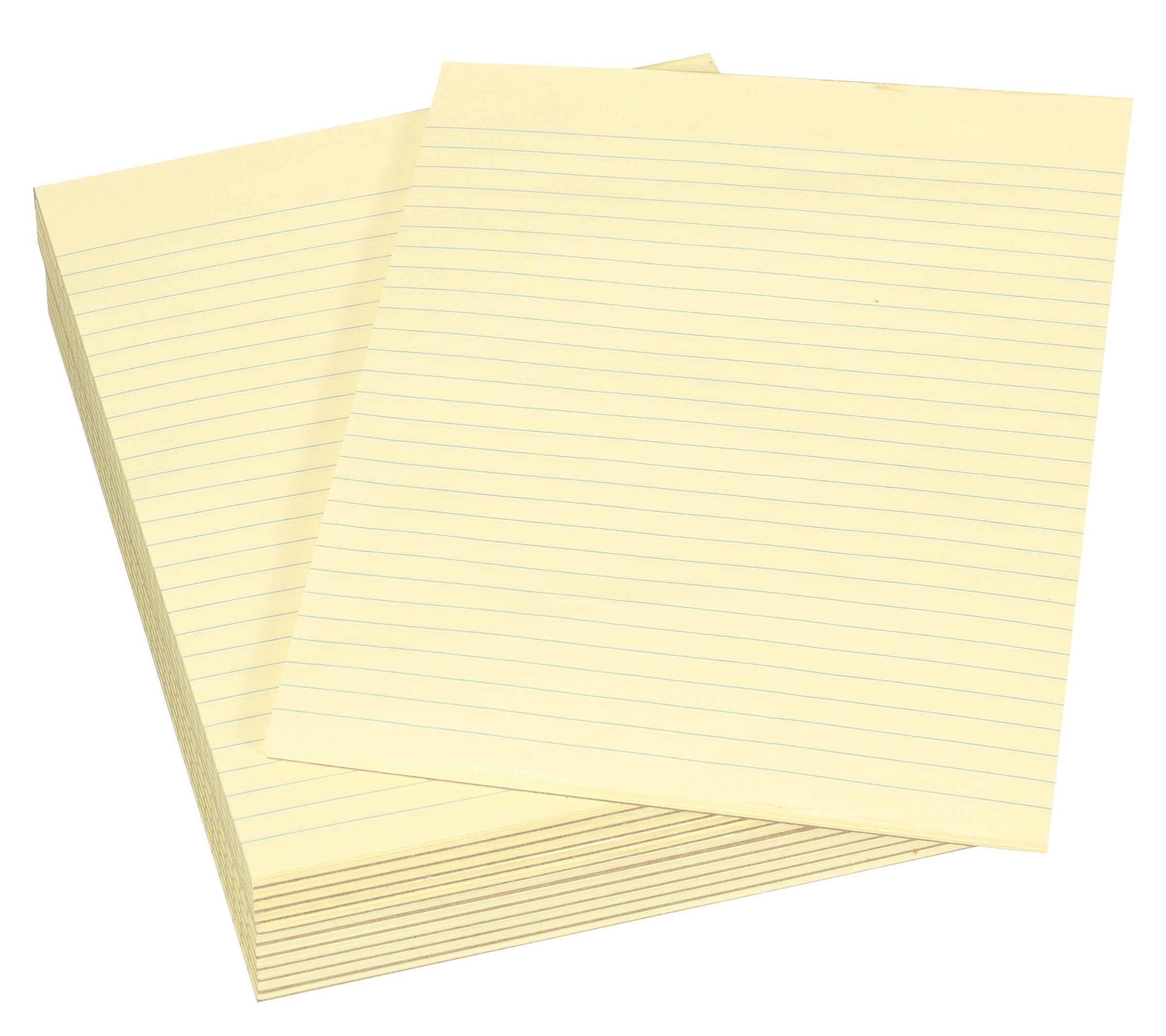 Schule smart 16 Pfund Bond Gummierung, liniert Pads – 8 1/5,1 x 27,9 cm – 12 Pads 50 Blatt – Kanarischen