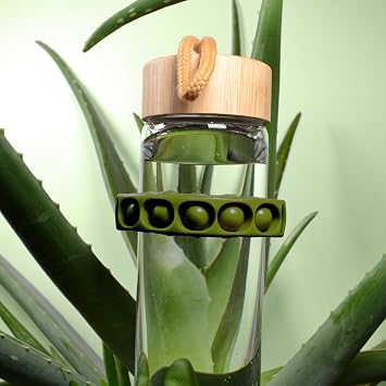 Water Bottle Hydration Tracker - Daily Water Reminder & Goal Setter - Reusable Silicone Band for Fitness, Weight Loss & Hydration Tracking