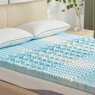 SINWEEK Soft Memory Foam Mattress Topper