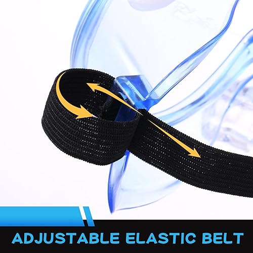 Miniatura 5 de Yunsailing Paquete de 30 gafas protectoras de seguridad, gafas de laboratorio transparentes para gafas antivaho para hombres y mujeres (azul