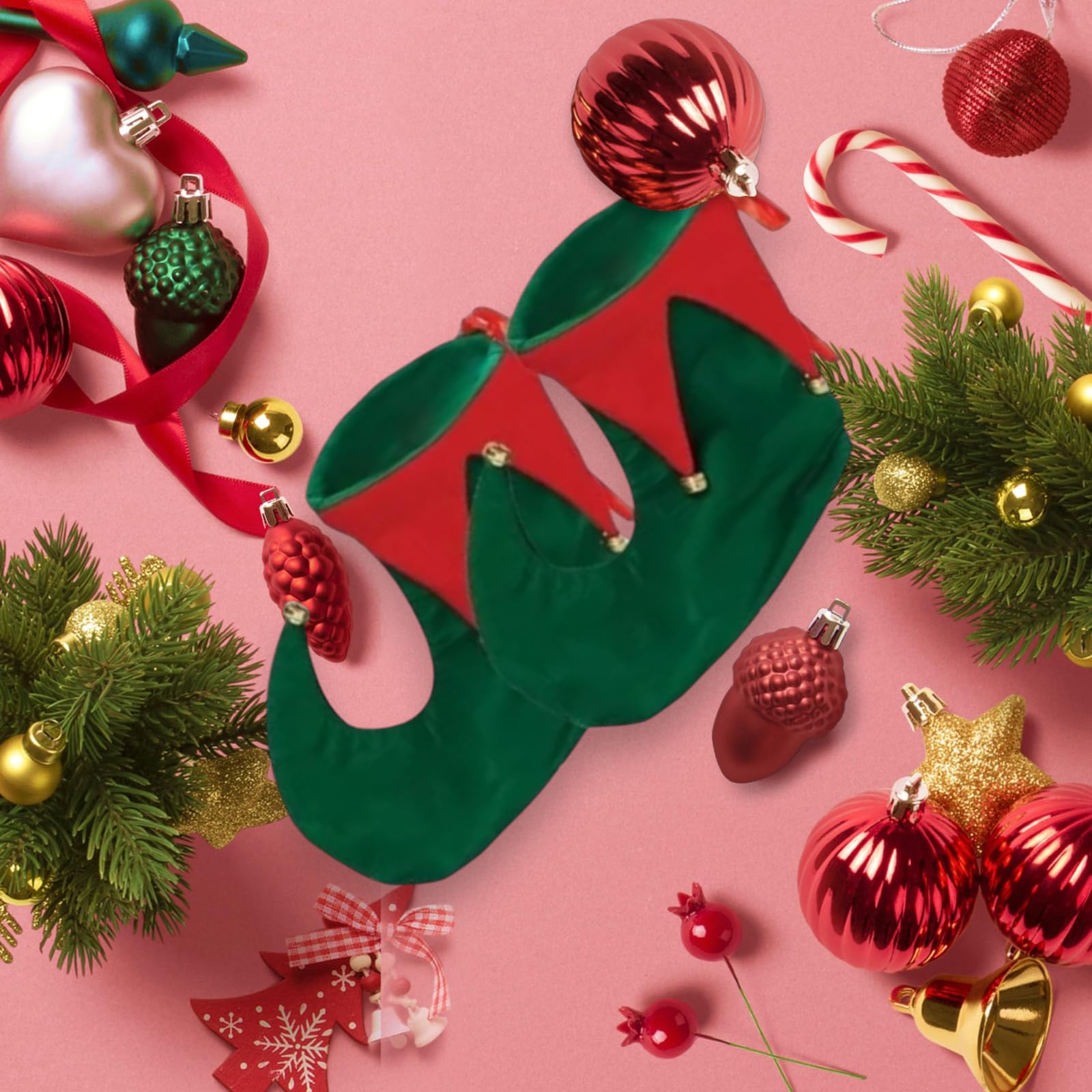 Adult Elf Shoes Jester Shoes Christmas Shoes Novelty Deluxe Elf Costume