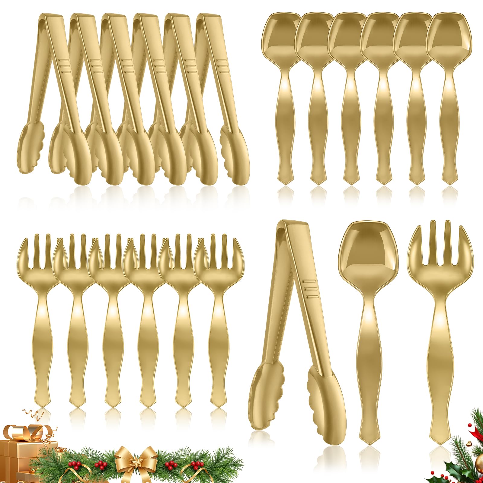 Plastic Serving Utensil Set - 18 Piece Buffet Set -13 Plastic Serving Utensil Set - 18 Piece Buffet Set -13