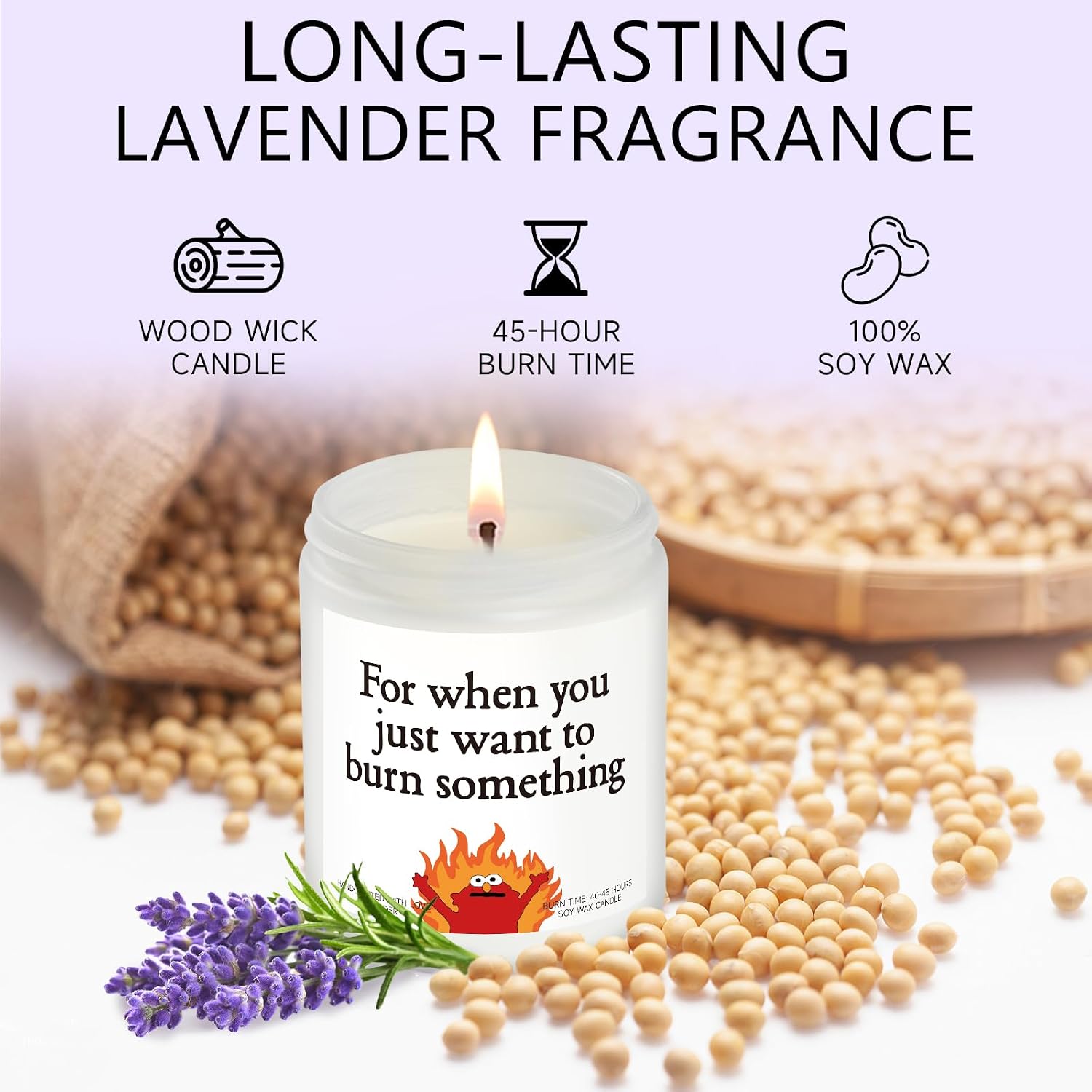 Birthday Gifts for Women Men with Candle,Mothers Day Gift Idea for Her,Friend,Mom,Sister,Aunt,Galentines,Mothers Fathers Day,Christmas Stocking Stuffers White Elephant Anniversary Friendship Gag Gifts