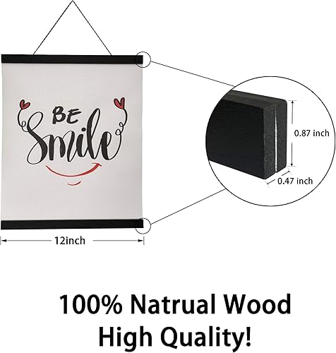 Miniatura 8 de Pyradecor Marco magnético negro para colgar pósteres, fotos, pósteres, obras de arte (12 pulgadas, 2 paquetes)