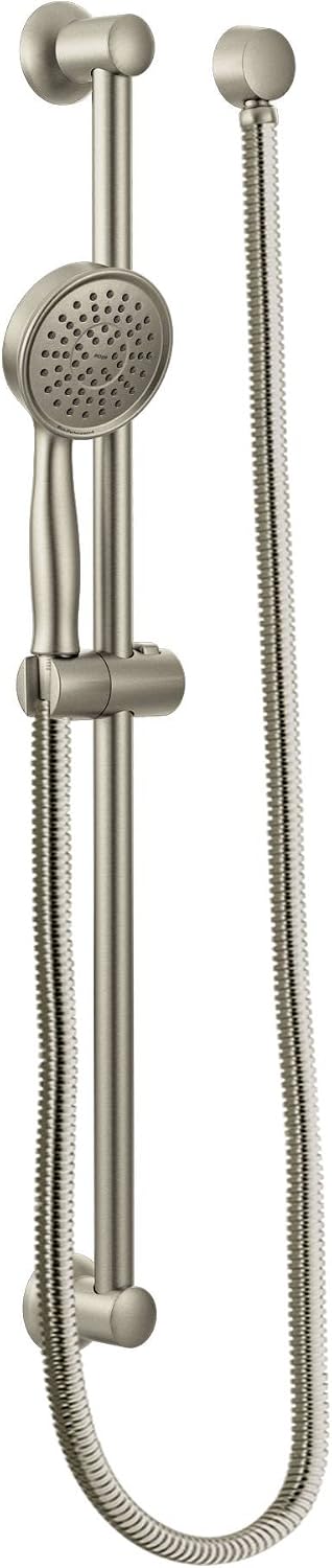 Flash Deals - 40% OFF Moen 3668EPBN Handheld Showerhead with 69-Inch-Long Hose Featuring 24-Inch Slide Bar, Brushed Nickel Get Discount 70% Price Moen 3668EPBN Handheld Showerhead with 69-Inch-Long Hose Featuring 24-Inch Slide Bar, Brushed Nickel
