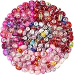 Aipridy Assortment European Large Hole Beads Spacer Beads Rhinestone Craft Beads for DIY Charms Bracelet Jewelry Making (Rainbow)