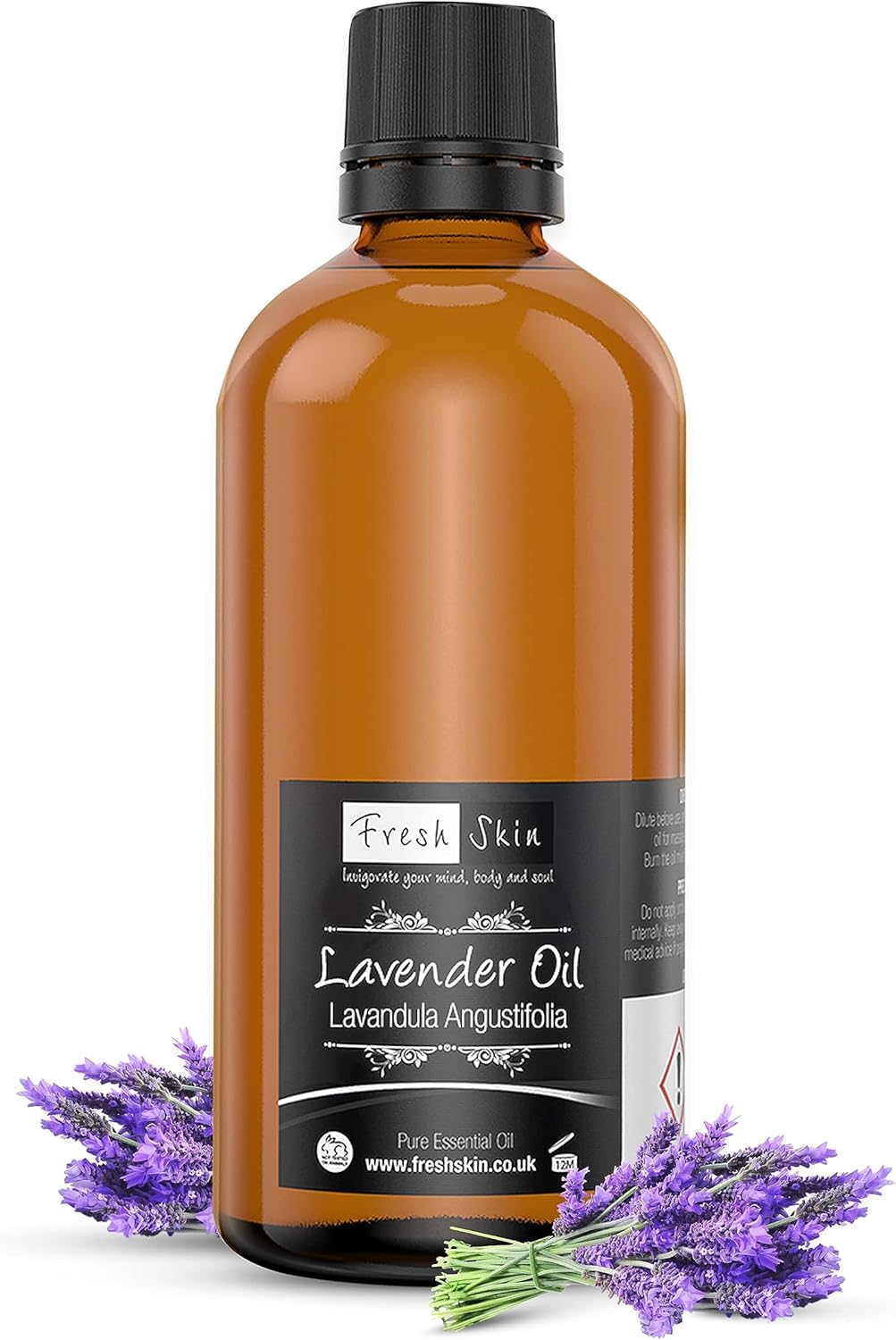 Freshskin Beauty LTD | Lavender Essential Oil – 100ml – 100% Pure & Natural Essential Oils – Lavender Oil for Sleep, Aromatherapy, Diffusers for Home – Vegan Friendly