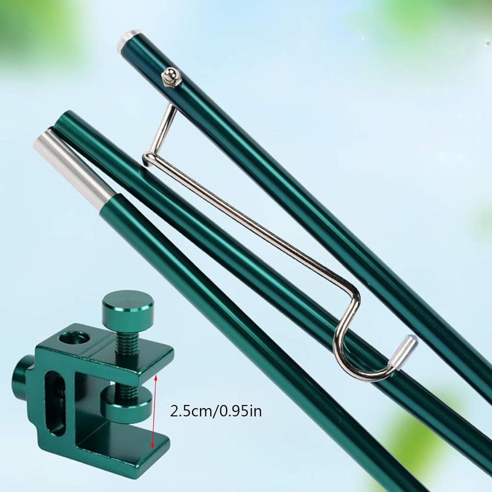 Soporte para suero, Soporte de infusión portátil, Soporte de Aluminio para suero, Soporte para infusión, Soporte liviano para Linterna, Soporte para Bolsa de Goteo, Soporte Plegable con ganc