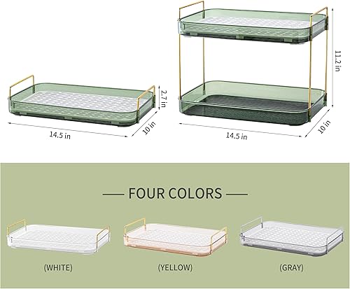 Miniatura 5 de Accesorios de barra de café, organizadores de estación, almacenamiento de gran capacidad con tabla de drenaje, bandeja de whisky, soporte para taza