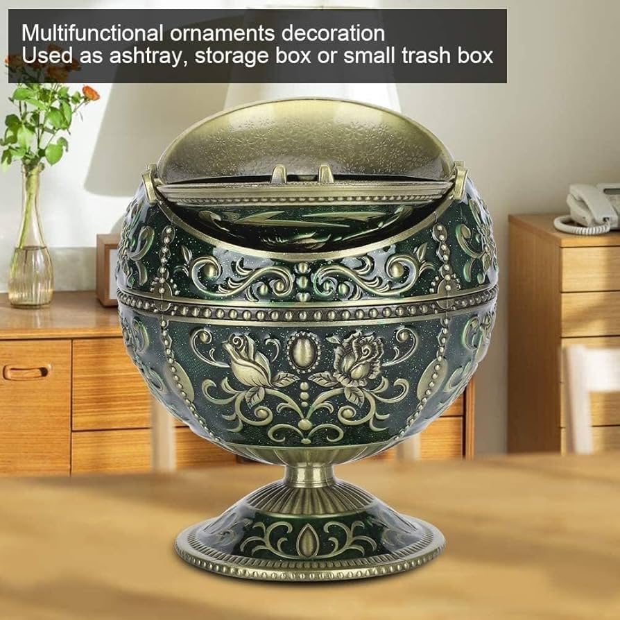 Amazon.com: OXOAMP Ashtray Ashtray,Old-Fashioned Ashtray with Lid