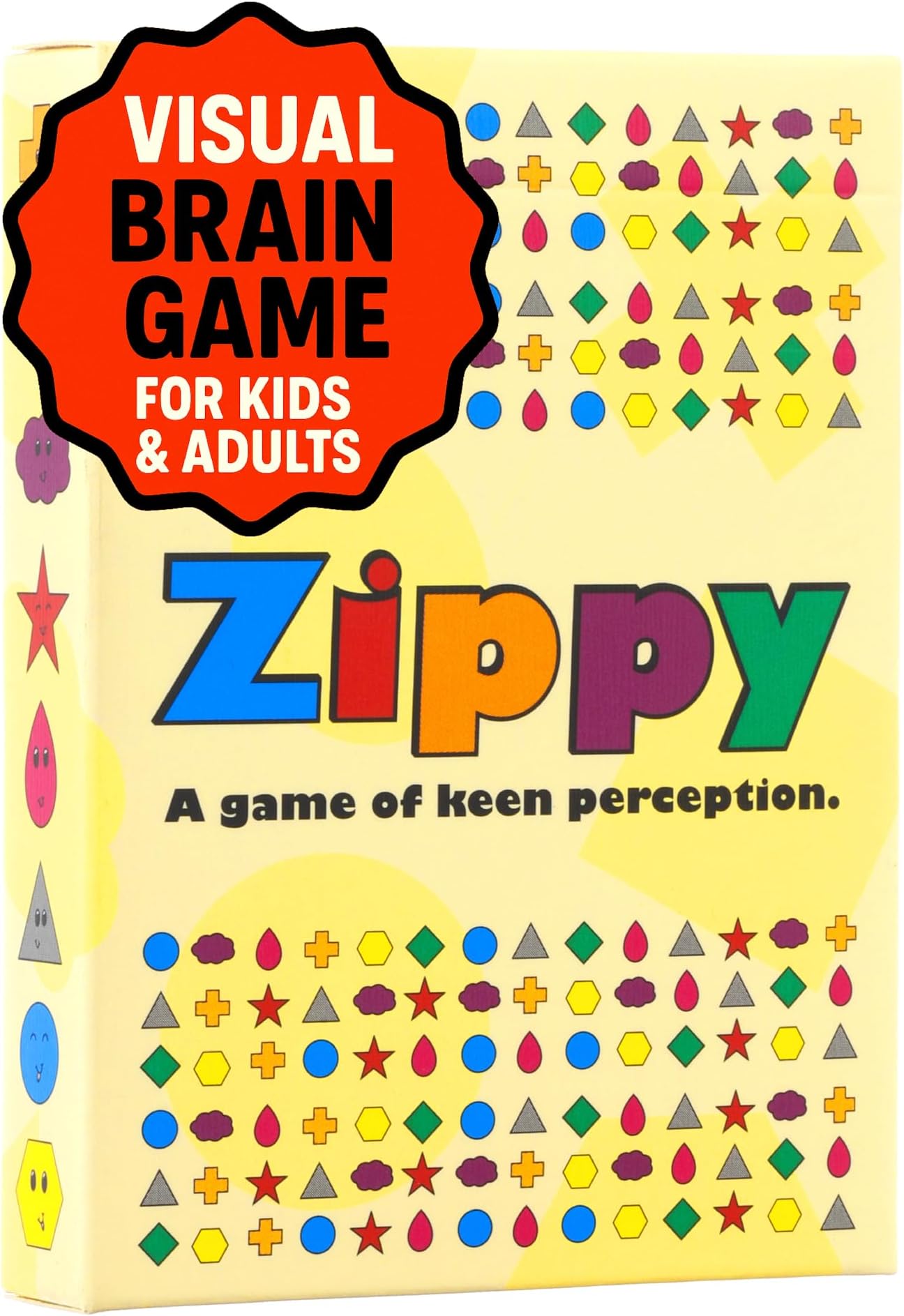 Zippy - Award Winning Visual Brain Game for Kids and Adults - The Amazing Game of Keen Perception - Fun, Portable, Easy-to-Learn Visual Card Game for Kids, Adults, and Families