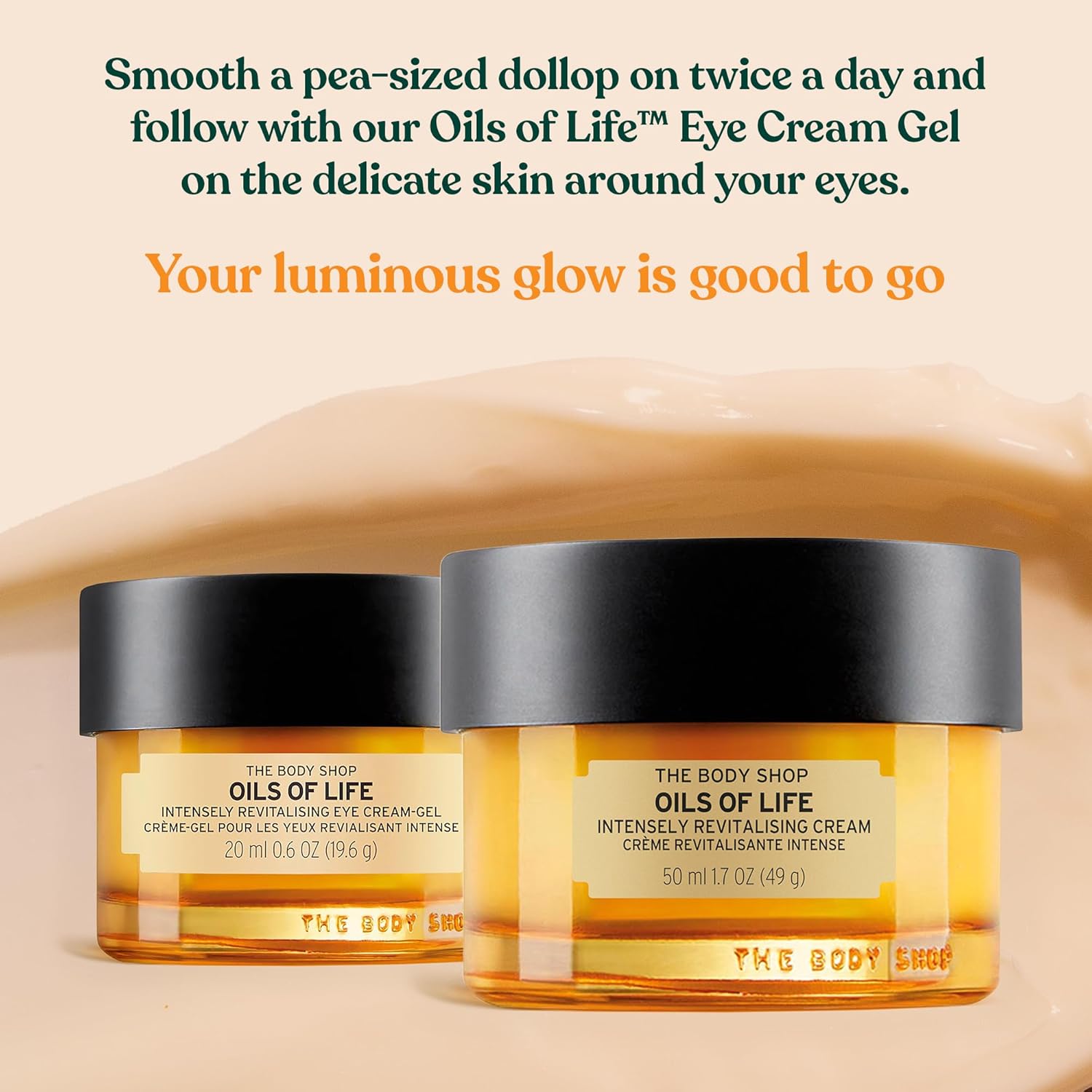 The Body Shop Oils of Life Intensely Revitalizing Cream - Lightweight, Nourishing Cream - Revitalizes Skin - 1.7 Fl Oz - Image 6