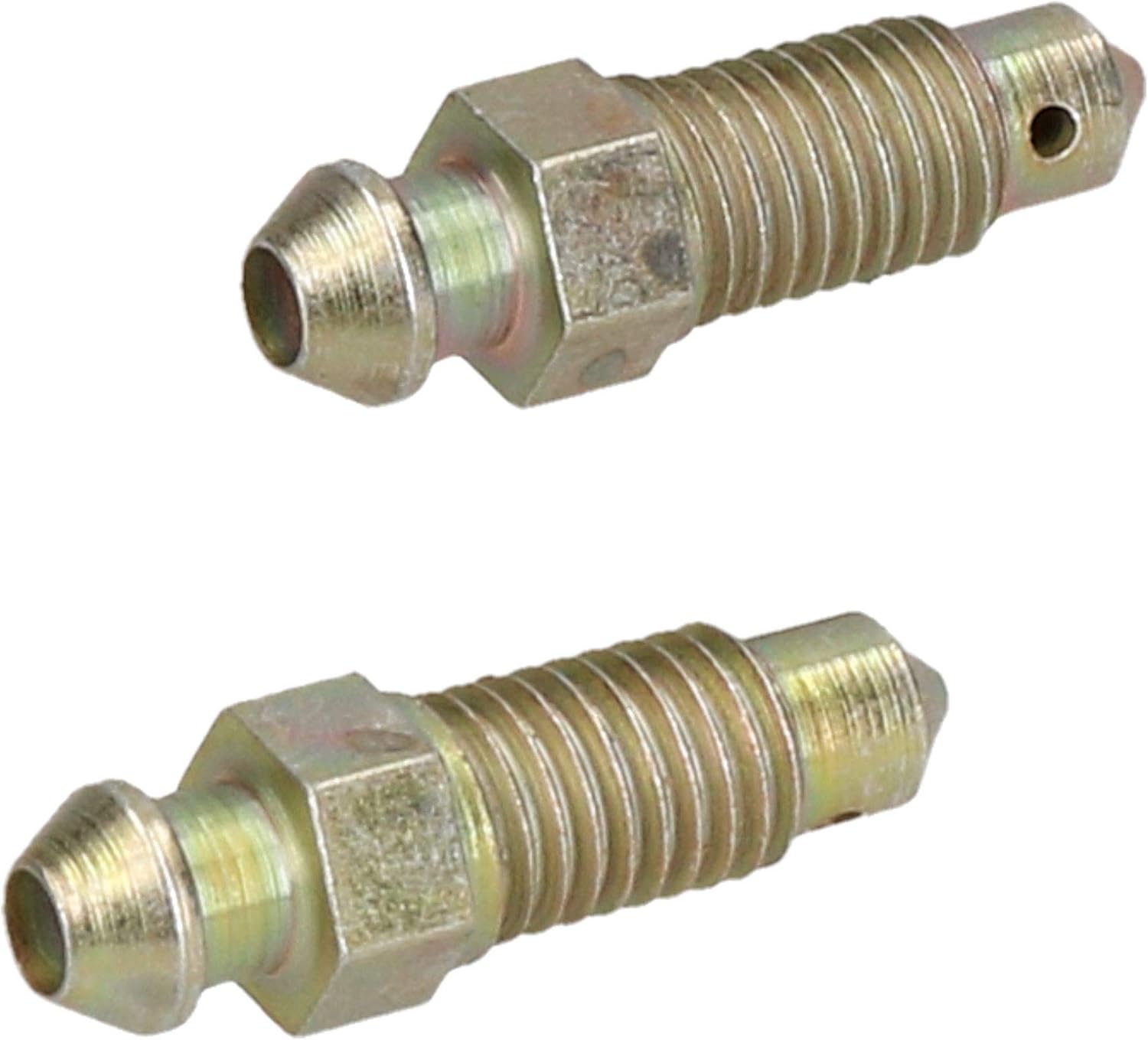 7mm x 1mm Steel Brake Caliper Bleeding Bleed Nipple Screw Bleedscrew 4pc