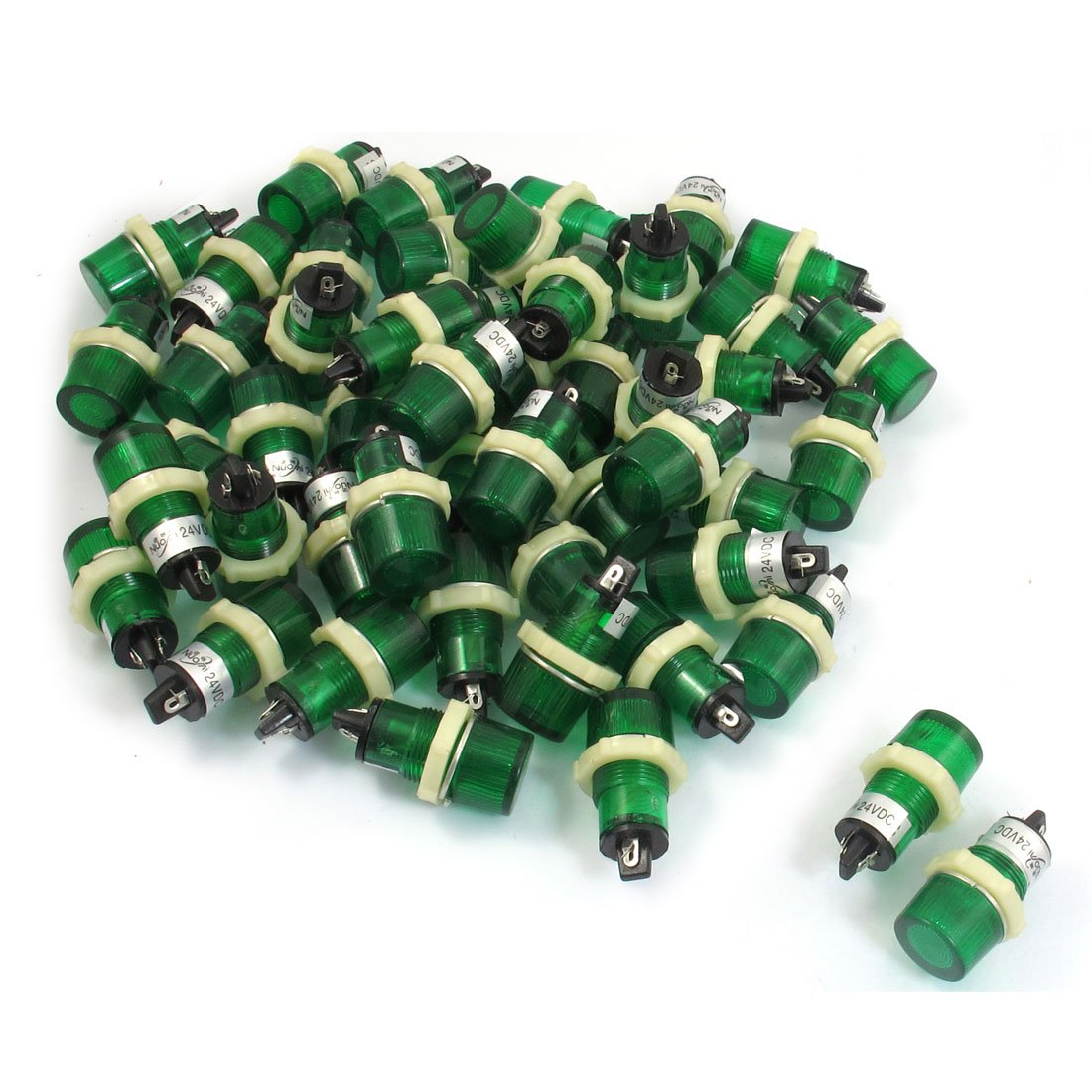 DCsuitablevoltageV Power Signal Indicator Pilot Light XD15-3 15mm 50 Pcs Green Bulb (SN: d18 408 793 72e fc6)-image-38