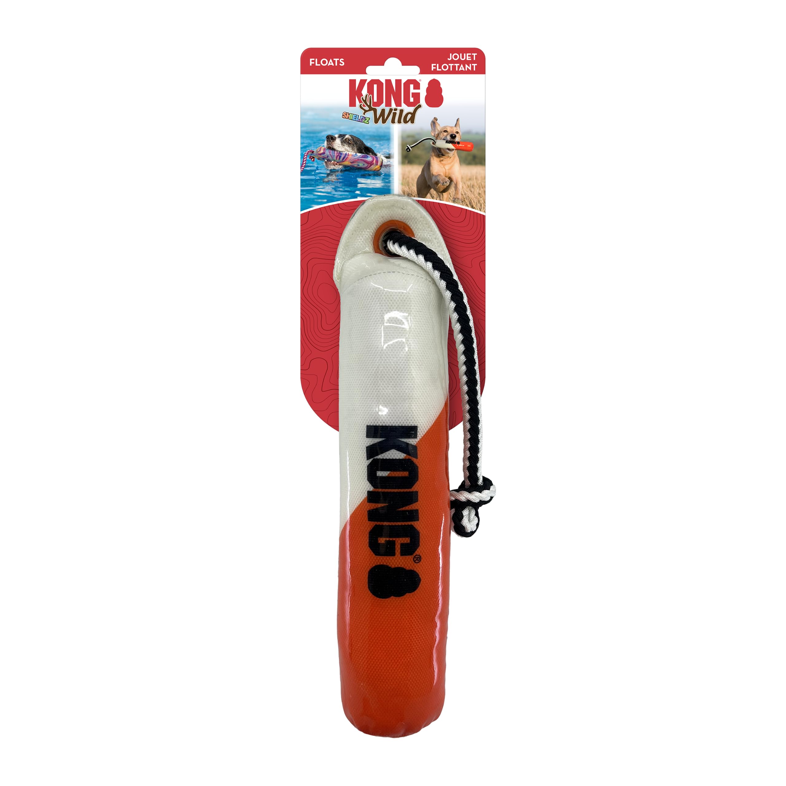 KONG Wild Shieldz Floating Training Dummy (Medium/Large, Orange and White)