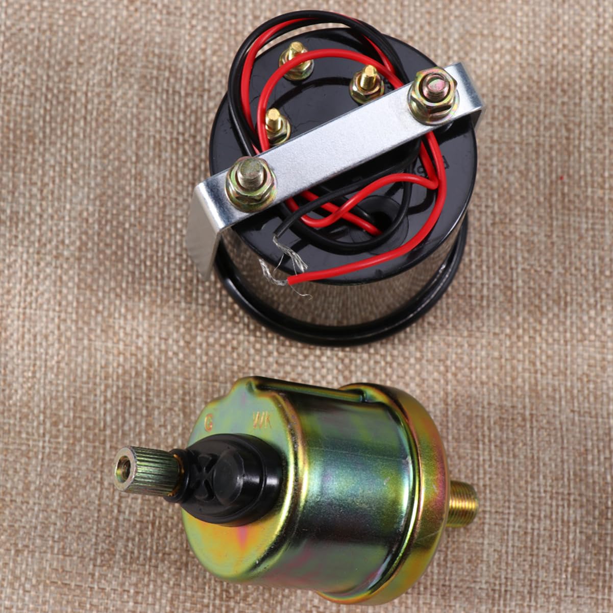 Modifizierte Öldruckanzeige für Autos 12 V 52mm Messgerät