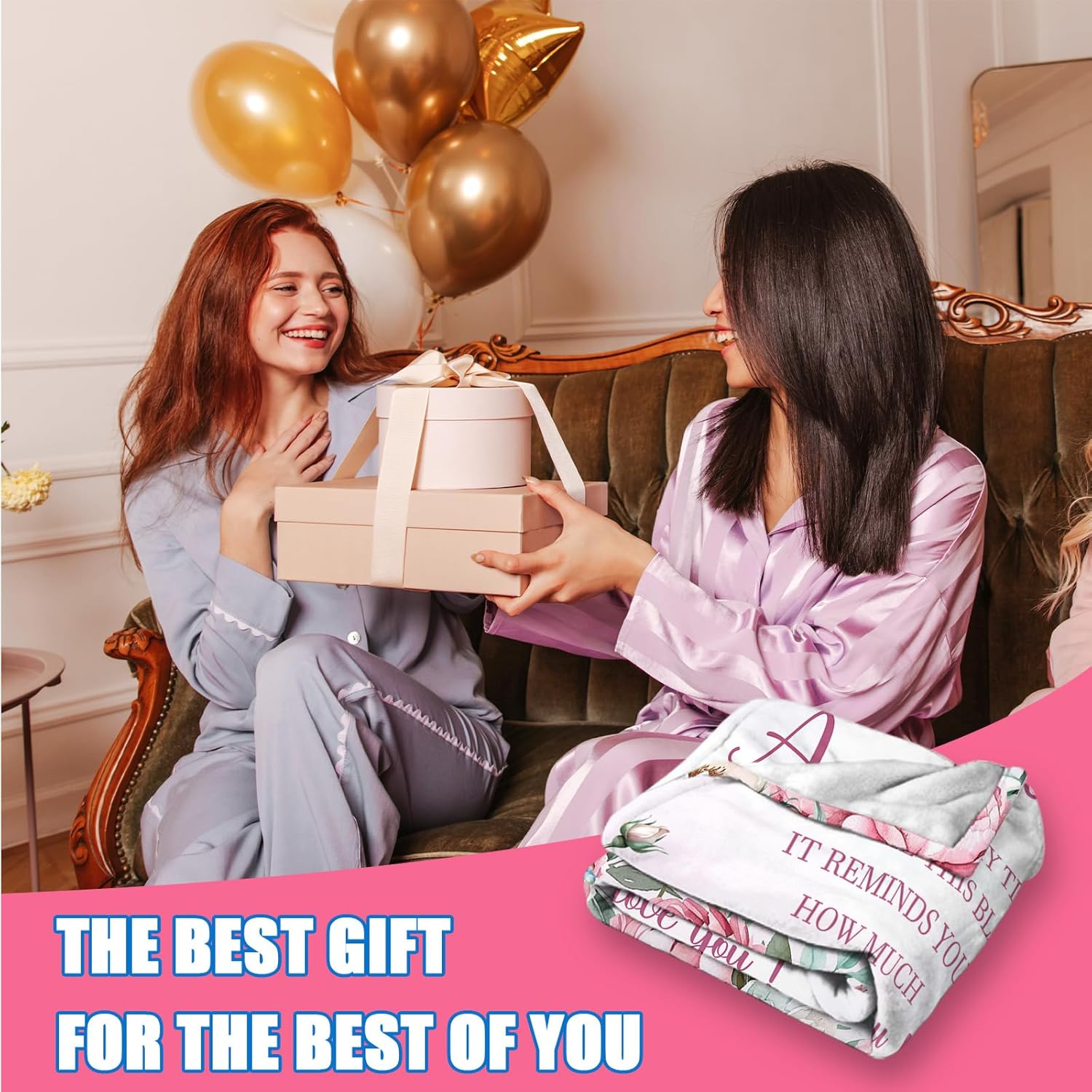 Aunt Gifts, Gifts for Aunts from Niece Nephew, Auntie Gift Ideas for Valentines Day Birthday Mothers Day, Best Aunt Ever Gift Throw Blanket 50"x60" - Image 7