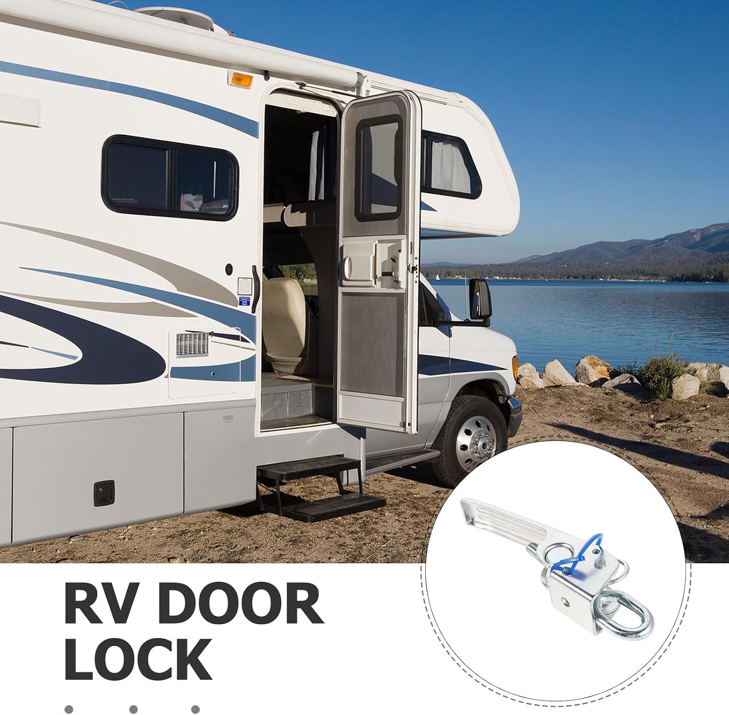 Metal Draw Latch for Rv Storage Box and Truck Toolbox Replacement