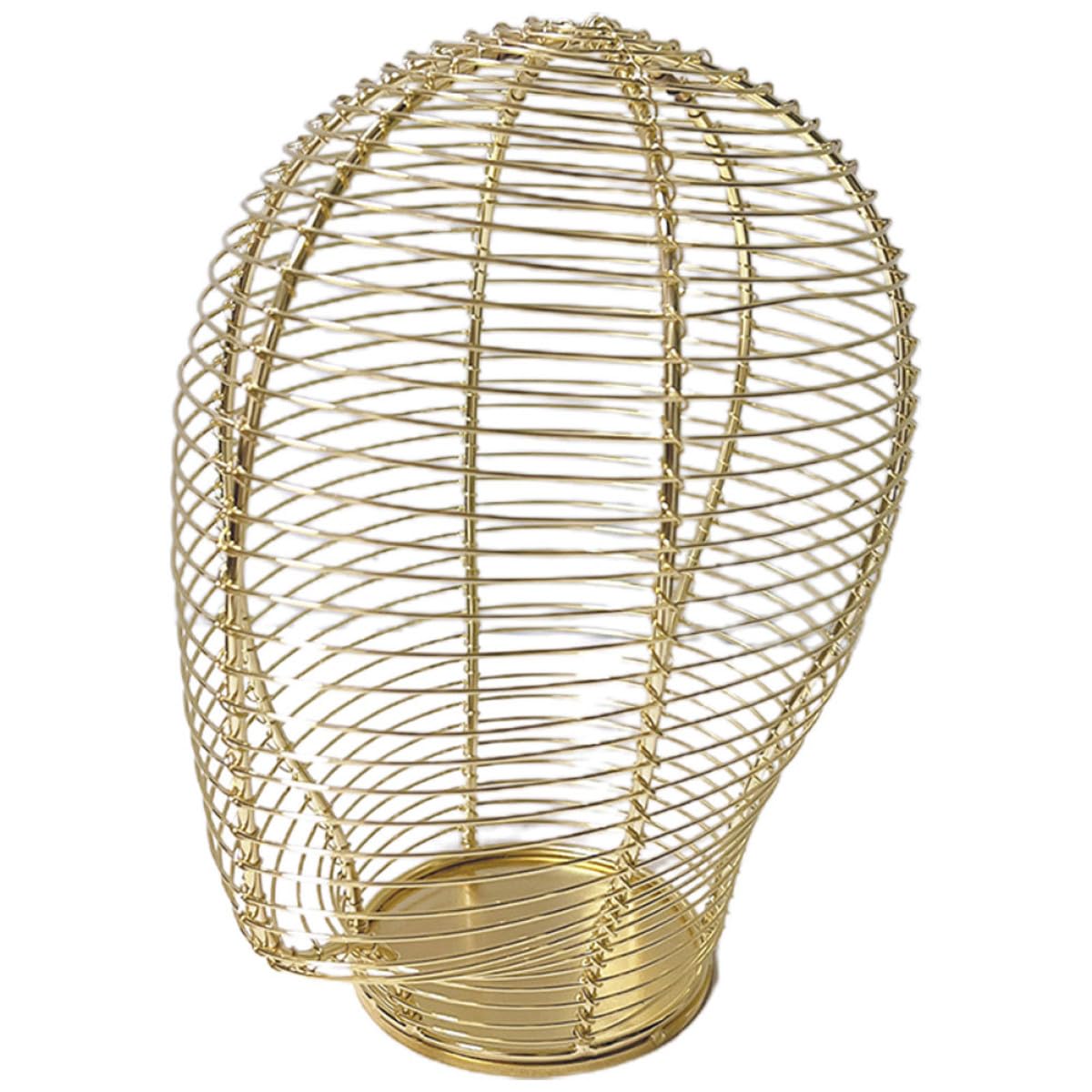 Soporte Metálico para Sombreros Dorado, Estante de Exhibición para Gorras de Tienda, Perchero de Mesa para Almacenamiento y Exhibición en Hogar y Comercio
