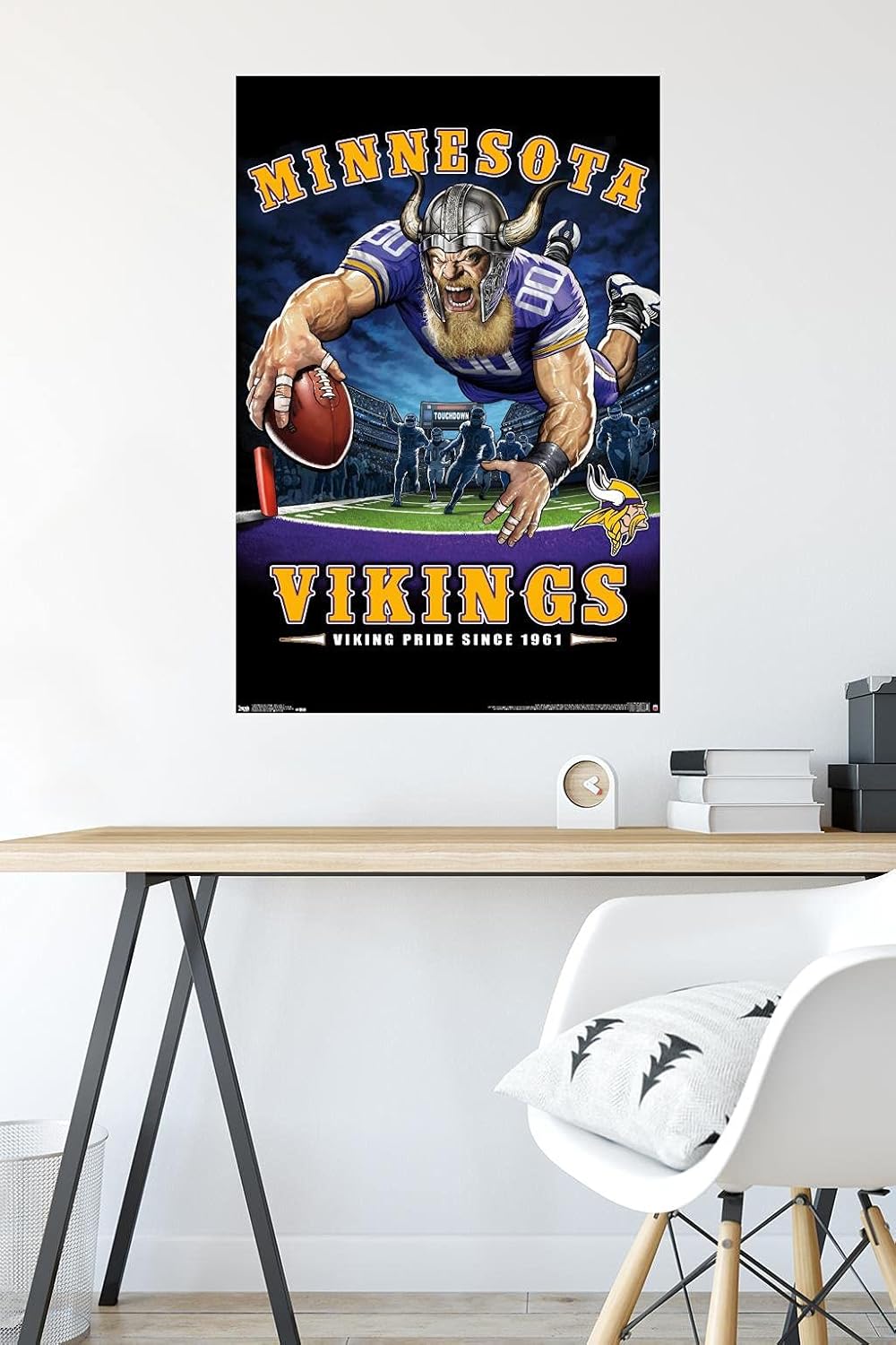 Trends International NFL Minnesota VIkings - End Zone 17 Wall Poster, 22.375" x 34", Premium Unframed Version - Image 4