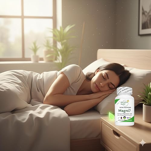 Miniatura 7 de Magni7 - 7 formas de magnesio con vitamina B6, zinc, manganeso e inositol - 500 mg de magnesio elemental - Apoya la energía, el sueño, el estrés,