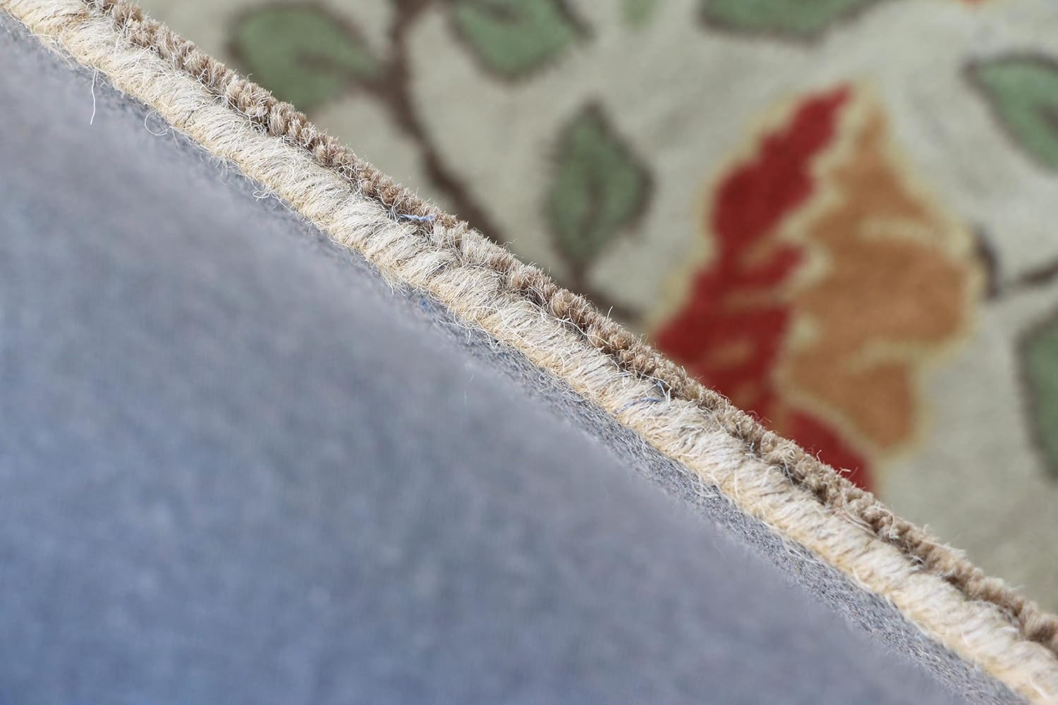 Tulips Adeline Floral Traditional Oriental Old Antique Style Woolen Area Carpets (2.6 x 9' Runner, Beige Multi)