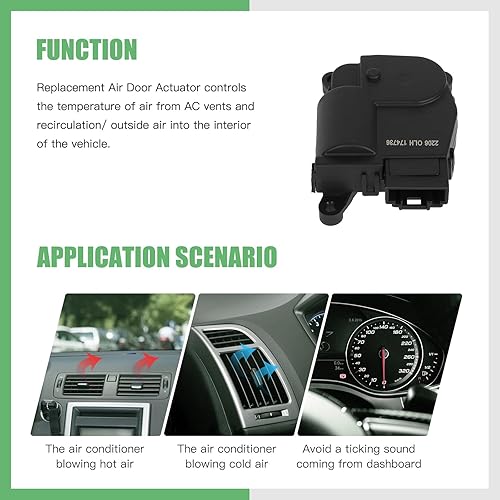 Miniatura 5 de SCITOO Reemplazo de actuador de puerta de mezcla de calentador HVAC para Volkswagen para Beetle 2012-2018, para Volkswagen para Passat 2012-2018