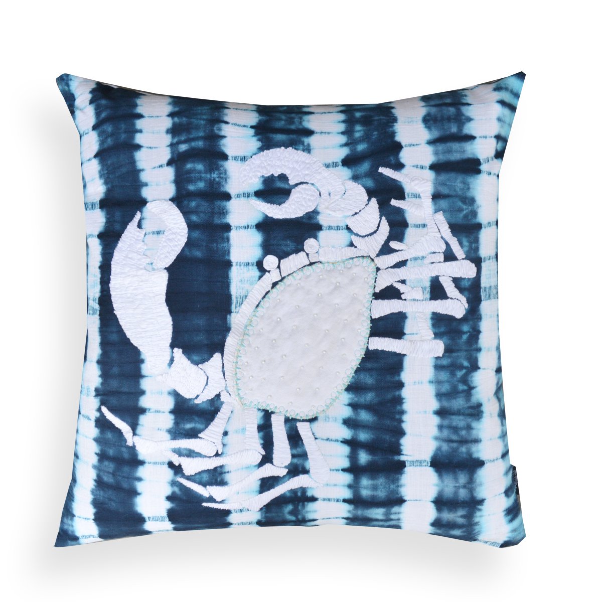 A1 Home Collections A1SP034 A1HC Marnia Navy Crab 20-inch Pillow,Blue,
