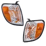 Driver & Passenger Side Corner Light Set Compatible with 2000-2004 Toyota Tundra TO2530135 TO2531135