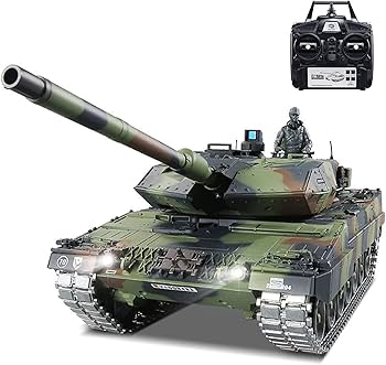 Amazon.co.jp: 7.0ver RC ラジコン 戦車 1/16 2.4Ghz ドイツ陸軍 主力